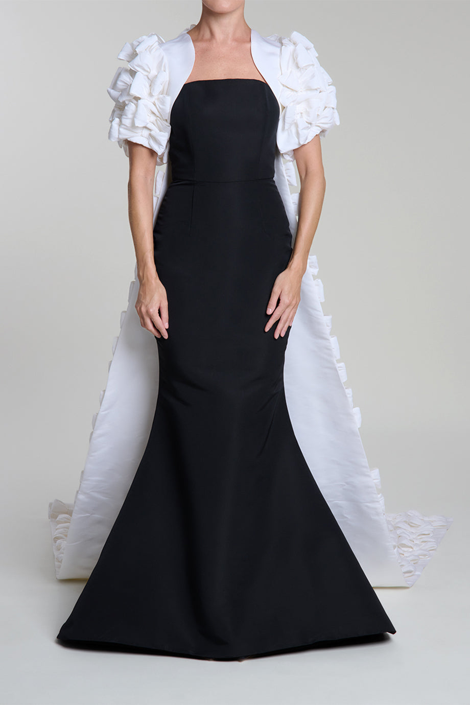 Anniversary Bow Bolero Silk Faille Cape – ALEXIA MARÍA