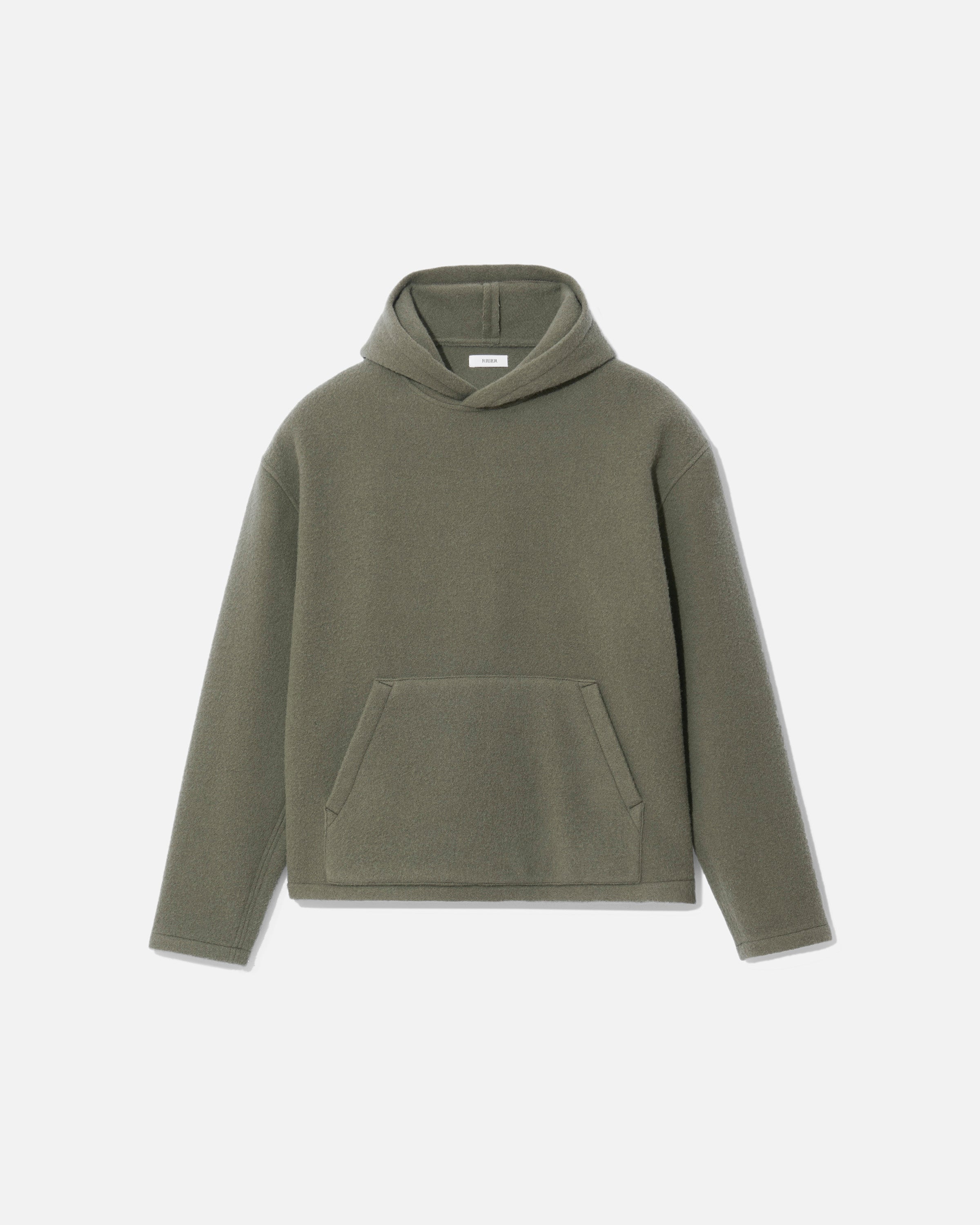 RIER | Fleece hoodie camoscio | Made in Austria | Rier