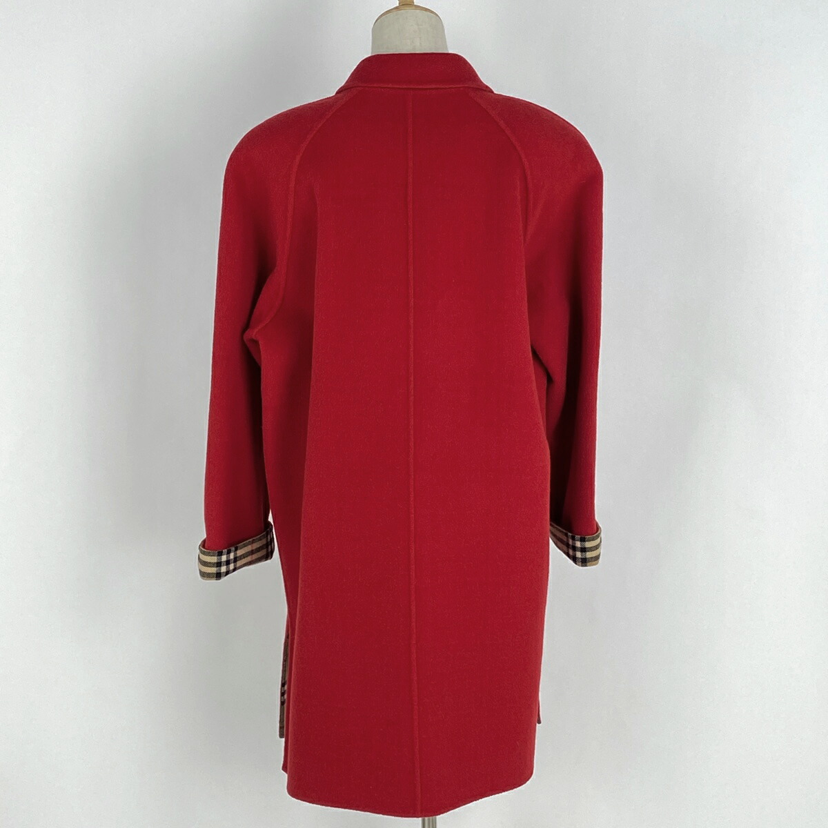 楽天市場】バーバリー BURBERRY ウール コート 袖折り返し ダブル
