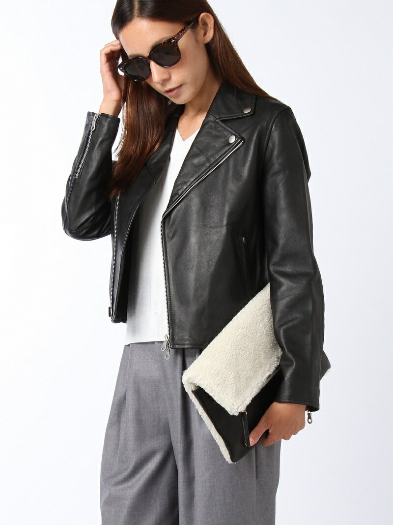 楽天市場】【SALE／11%OFF】レザーライダースJK JEANASIS ジーナシス