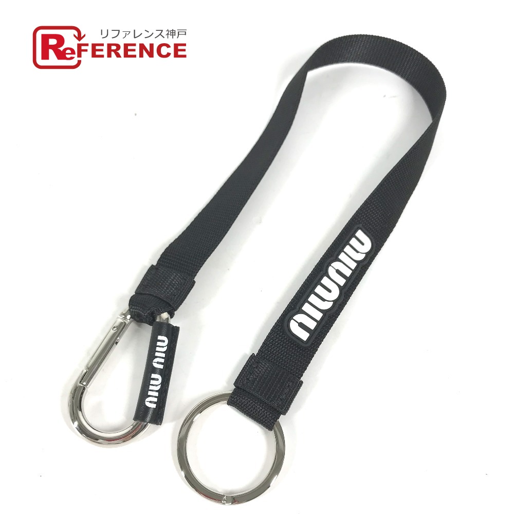 楽天市場】MIUMIU ミュウミュウ バッグチャーム ストラップ ロゴ