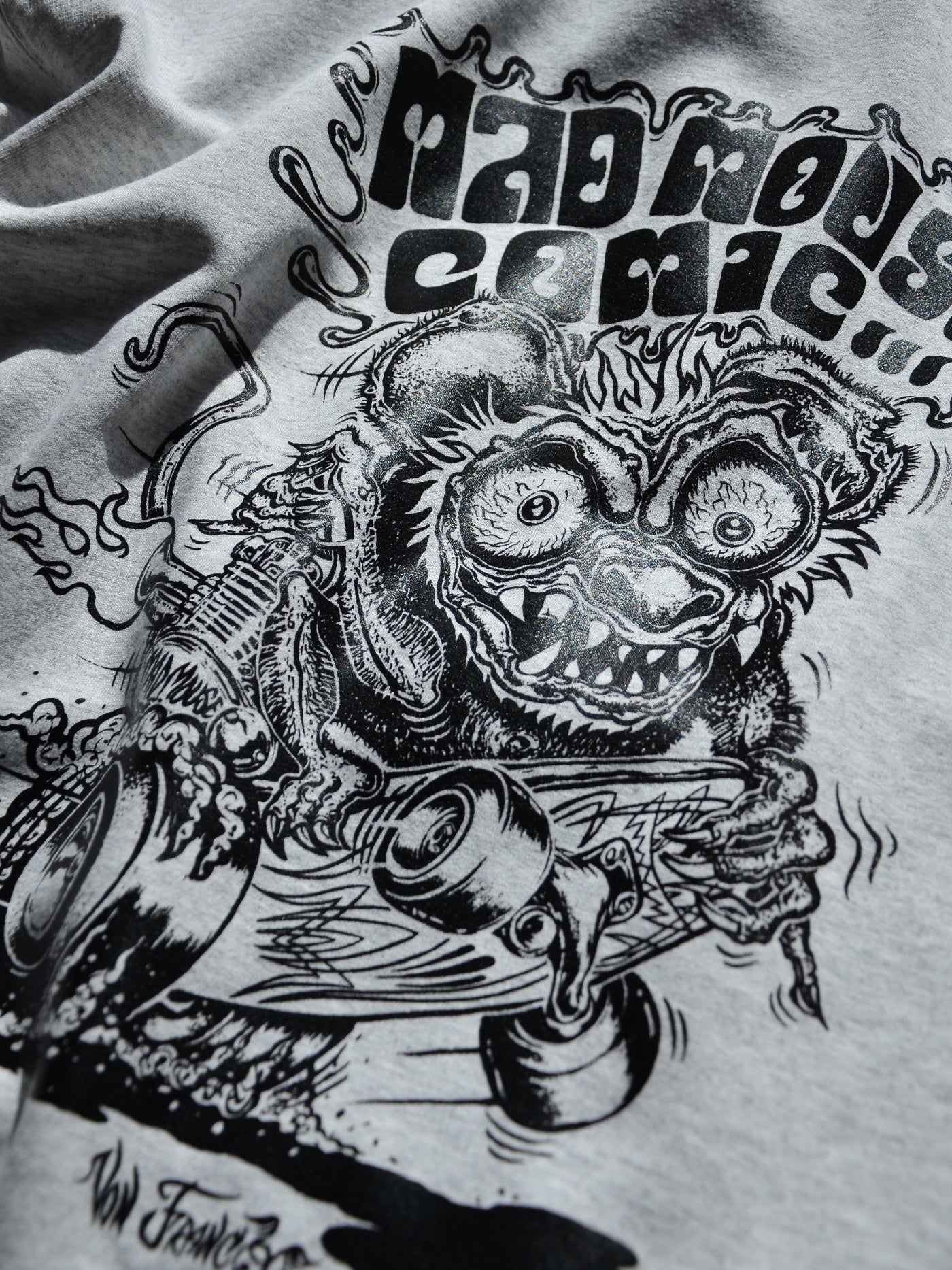 MAD MOUSE COMIC | Von Franco Sweat - Ash Gray – TRUMPS