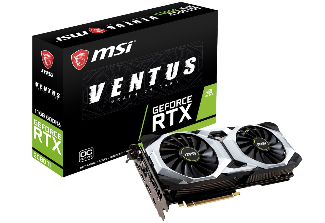 GeForce RTX 2080 Ti VENTUS 11G OC | MSI グラフィックボード GeForce