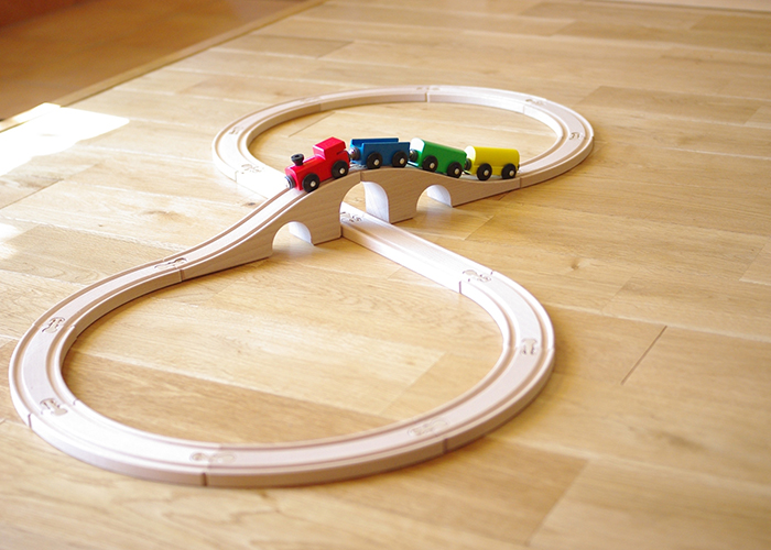 MICKI汽車8の字セット】 木のおもちゃデポー