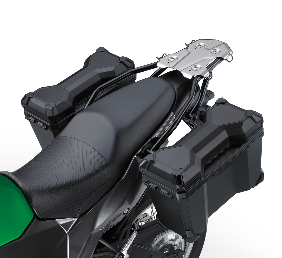 Versys®-X 300 ABS 17 Liter Hard Saddlebag Set | Kawasaki Motors