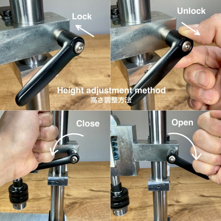 マルチハンドプレス【PRO】付属品: 抜き型用板1枚/ 治具2個/ ゴム板