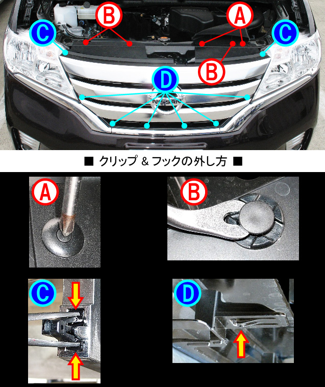 セレナ（FC26）のホーン交換