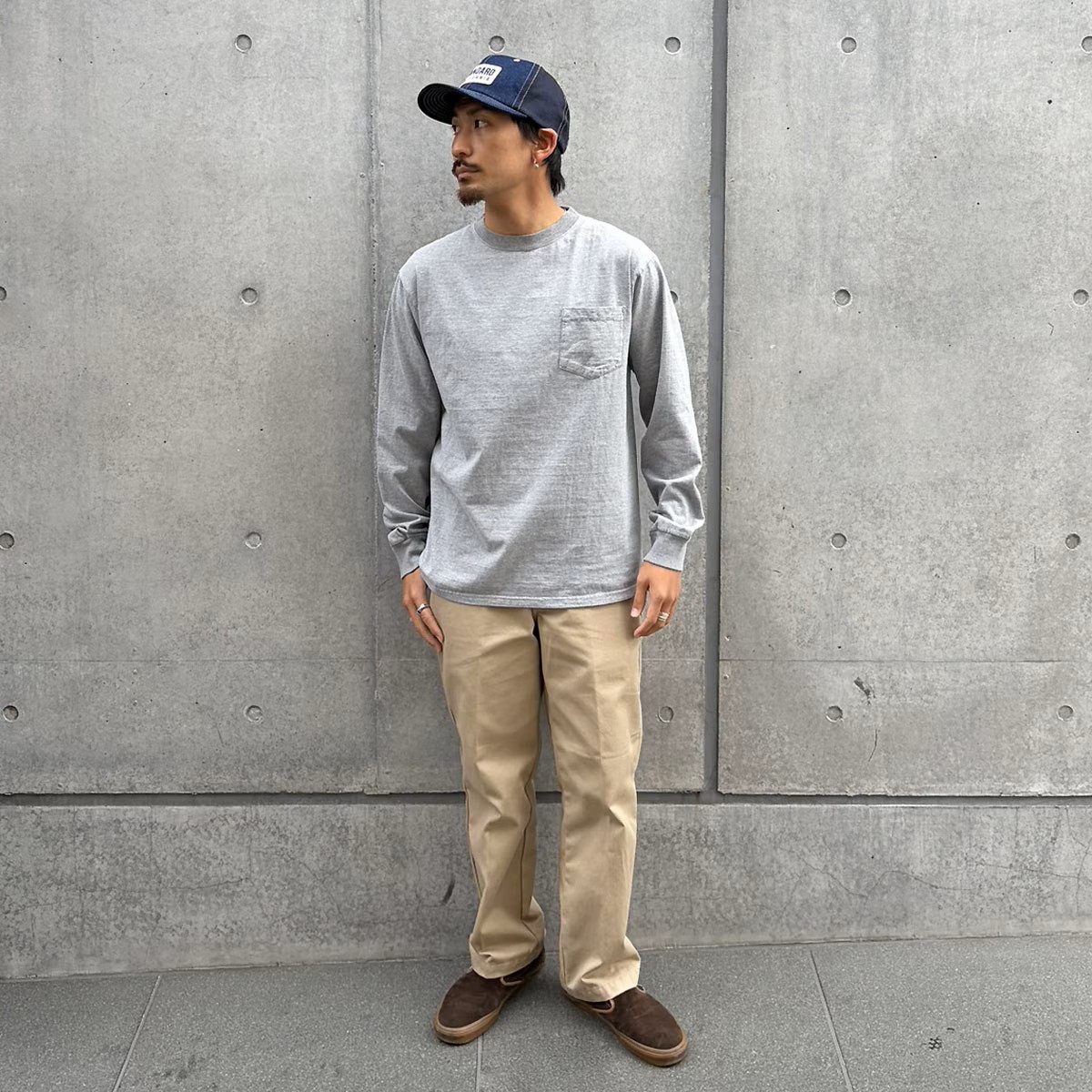 STANDARD CALIFORNIA SD Heavyweight Pocket Long Sleeve T Vintage