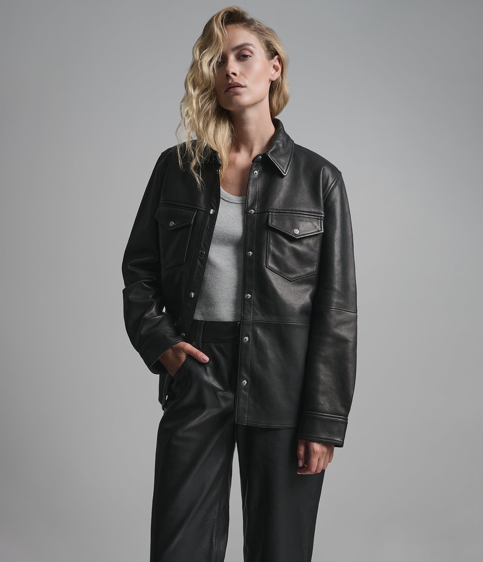 Bailey Vintage Leather Boyfriend Jacket | Wilsons Leather