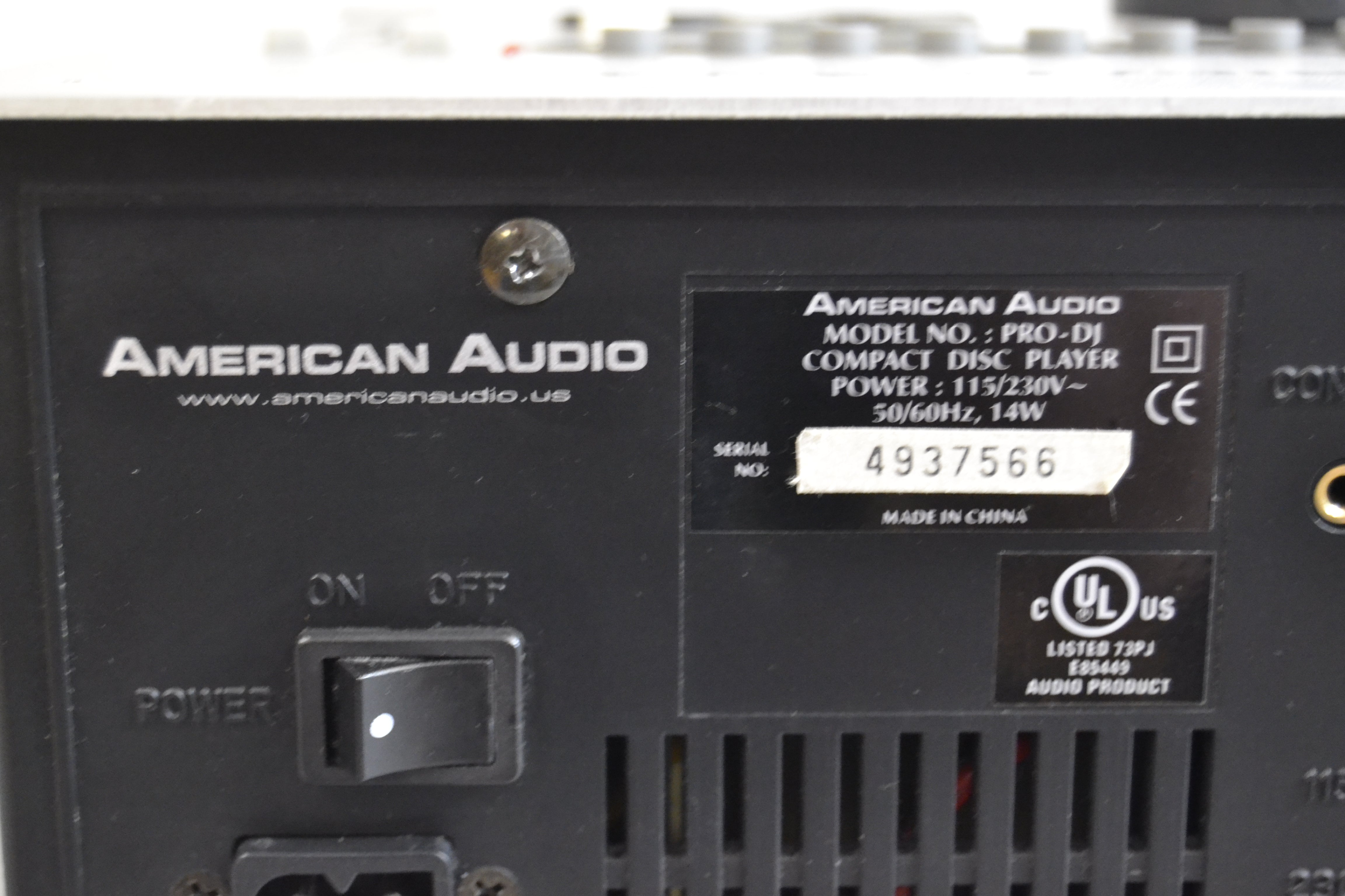 Set of 2 American Audio PRO DJ Single CD Players – The Turntable Store