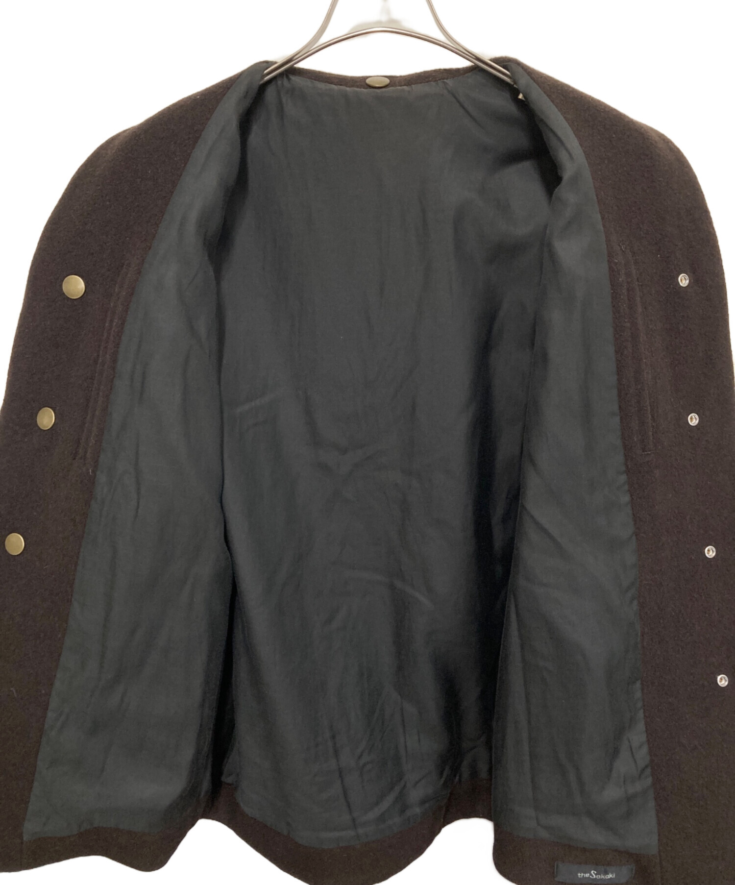 中古・古着通販】THE Sakaki (ザ サカキ) ウールレザー切替スタジャン