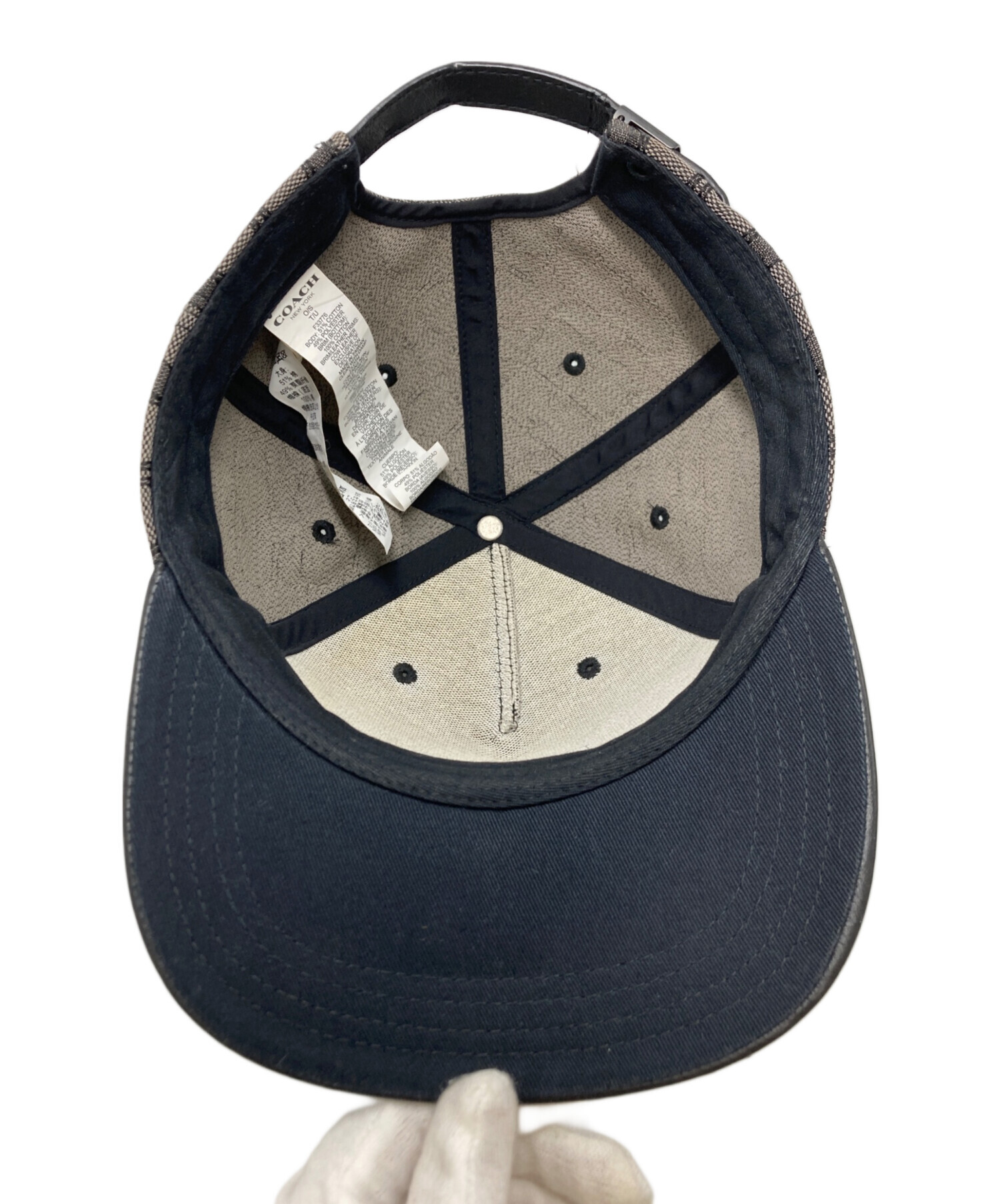 中古・古着通販】COACH (コーチ) キャップ グレー｜ブランド・古着通販