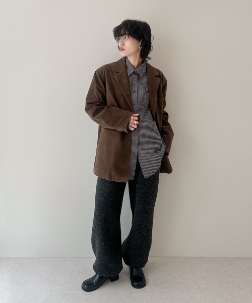 anuke（アンヌーク） ブラウス シャツ Volume Ribbon Shirts