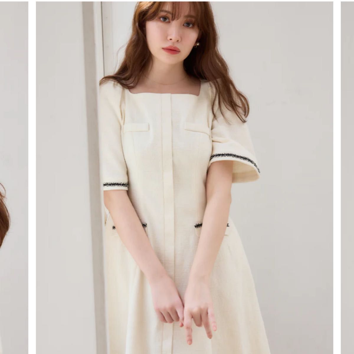 未使用 Siena Big Collar Pleated Dress her lip to｜Yahoo!フリマ（旧