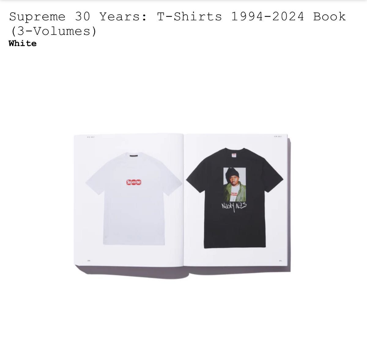 Supreme 30 Years T-Shirts 1994-2024 Book｜Yahoo!フリマ（旧PayPay