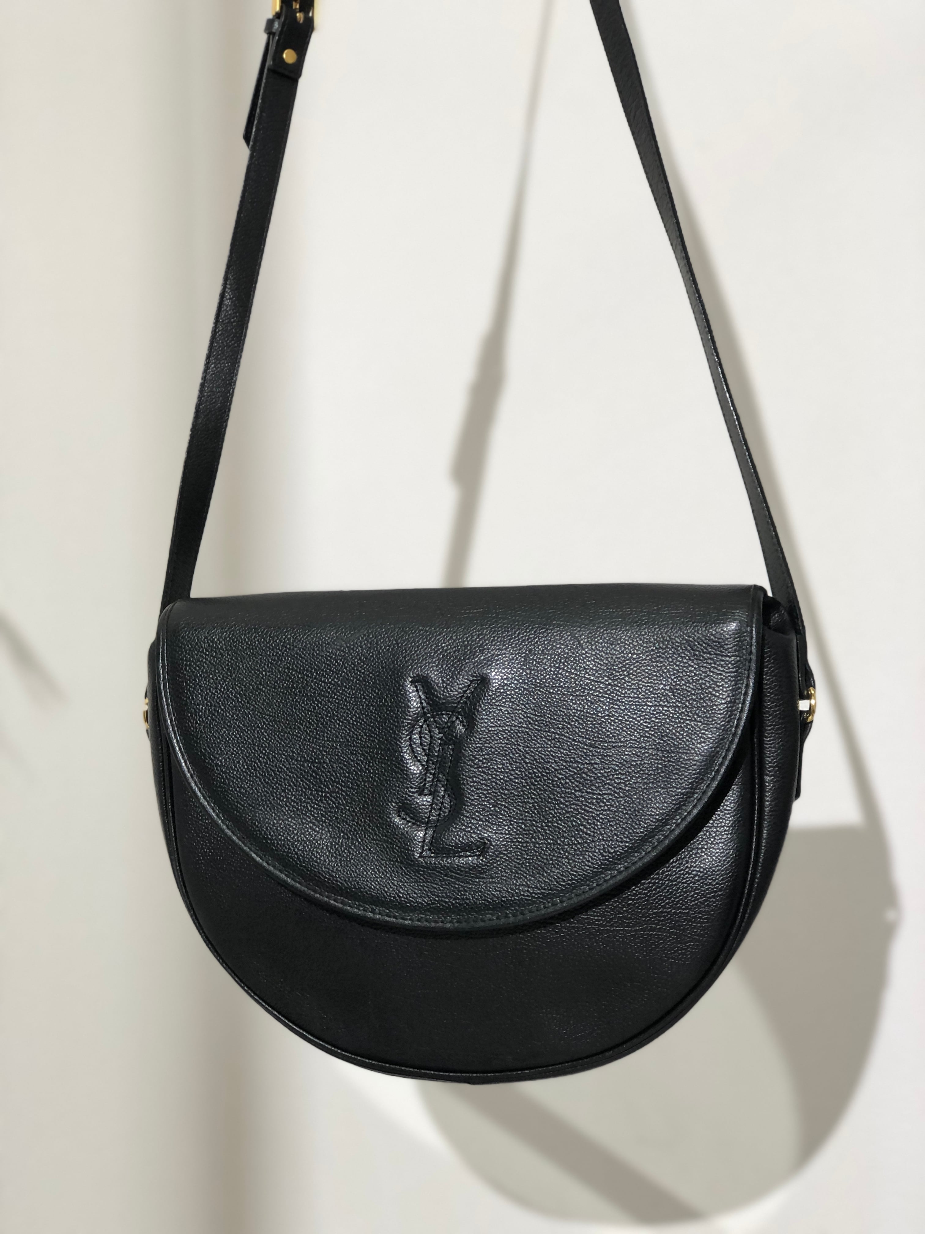Yves Saint Laurent イヴ・サンローラン YSL ステッチ レザー