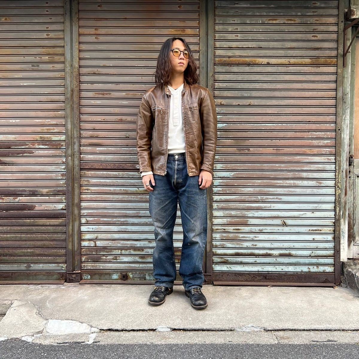 60s 70s Harley-Davidson シングルライダース ジャケット レザー