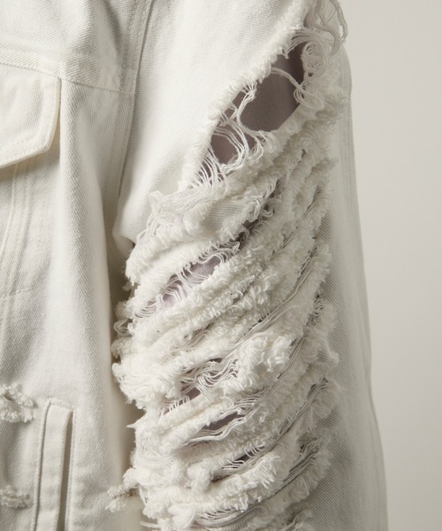 GRANCY（グランシー）の「【GRANCY】Sweat Docking Design Damage