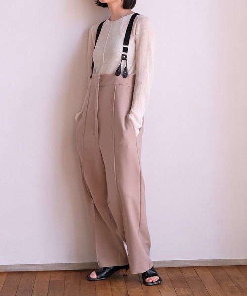 AKTE（アクテ）の「ストラップワイドパンツ（その他パンツ）」 - WEAR