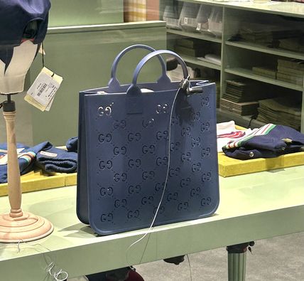 ネイビー（紺）系 GUCCI(グッチ) 子供用トート・レッスンバッグ(ベビー