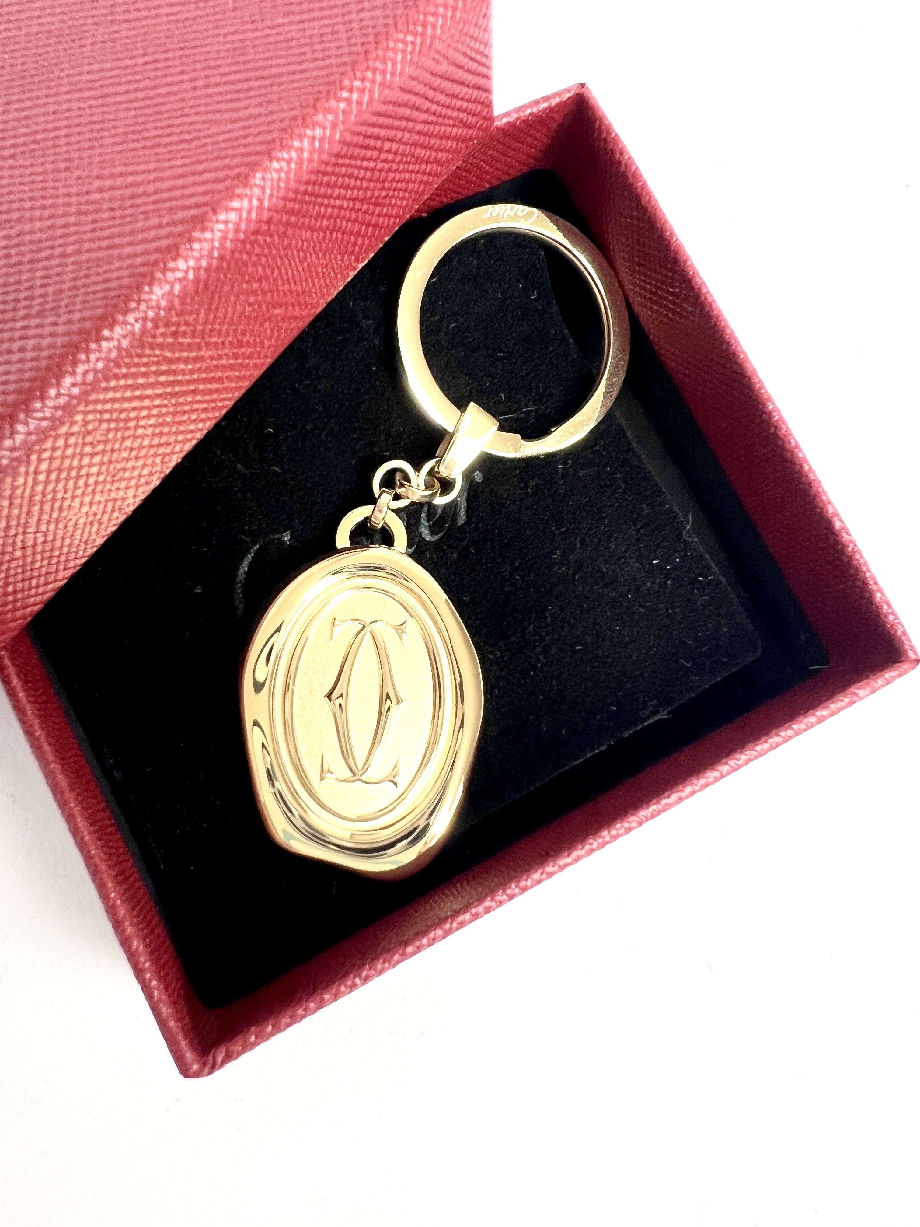 すぐ届く！ カルティエ キーリング キーリング ダブルC ロゴ (Cartier