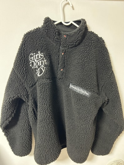 HUMAN MADE Girls Don 't Cry fleece jacket 