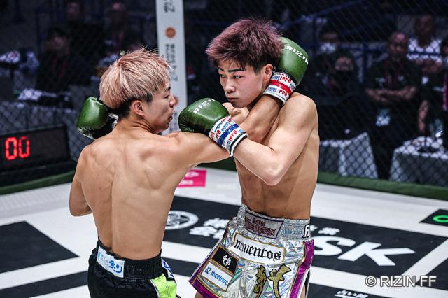 試合結果】RIZIN LANDMARK 12 in KOBE 第1試合／KING陸斗 vs. 水野夢斗