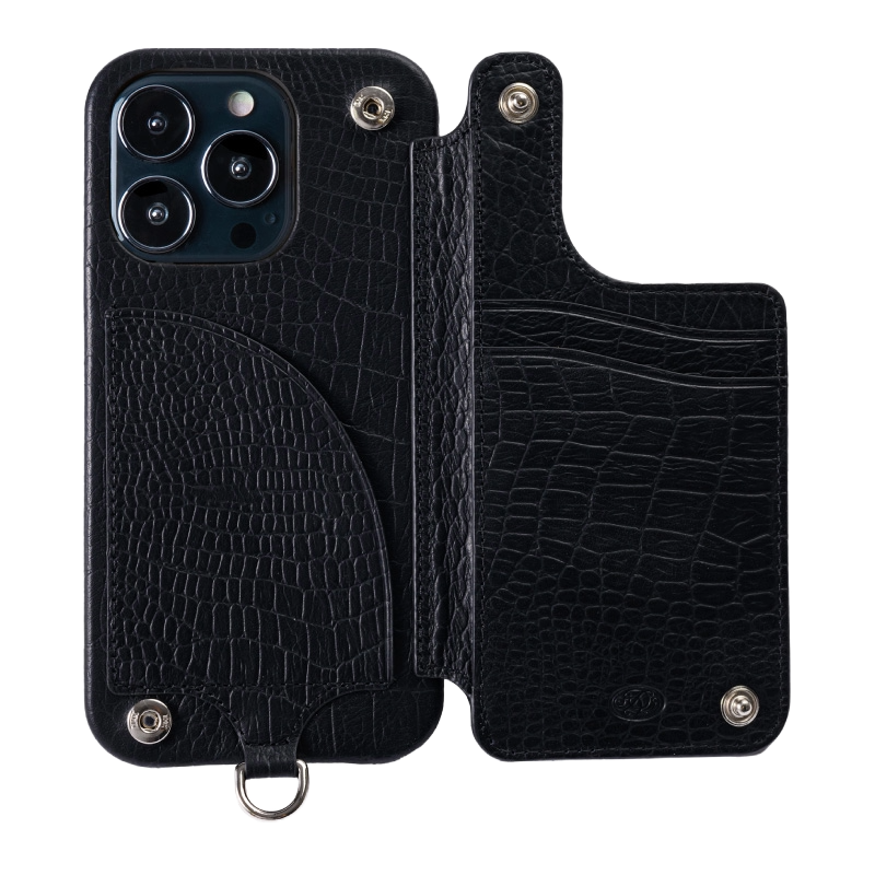 POCHE FLAT CROCO iPhone14Pro