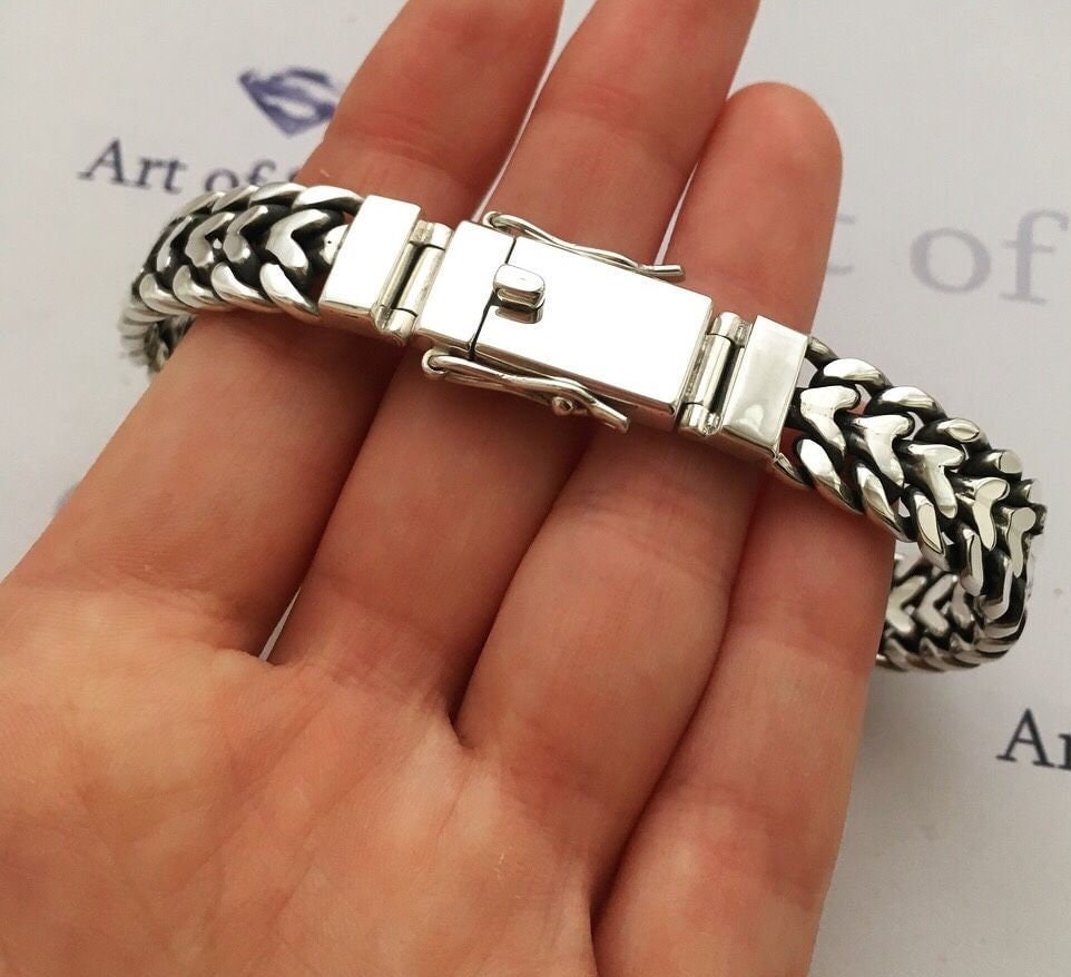 Silver Bracelet Double Shell - Etsy
