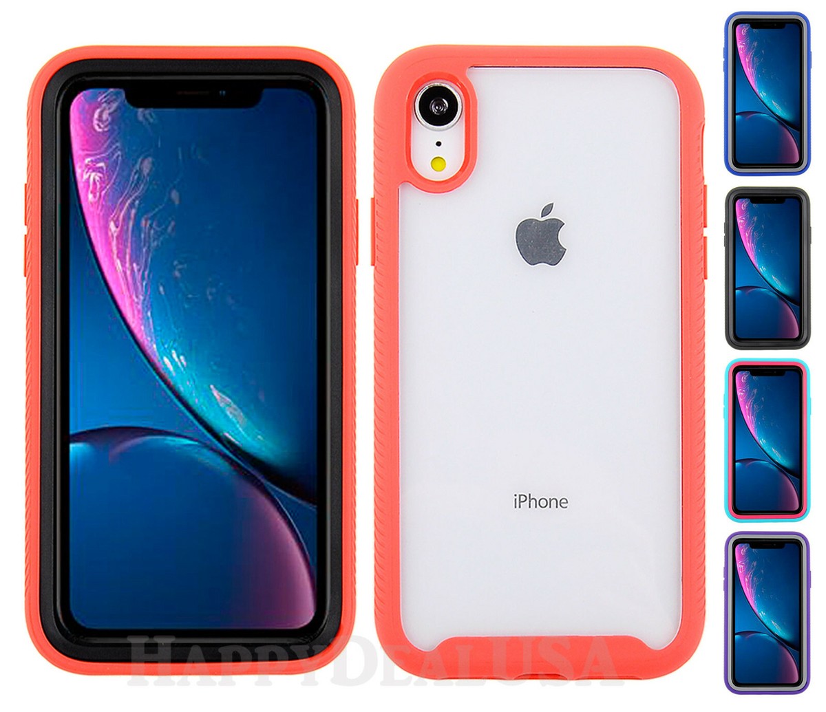 For Apple iPhone XR - Dual Layer ShockProof Armor Cover Case w
