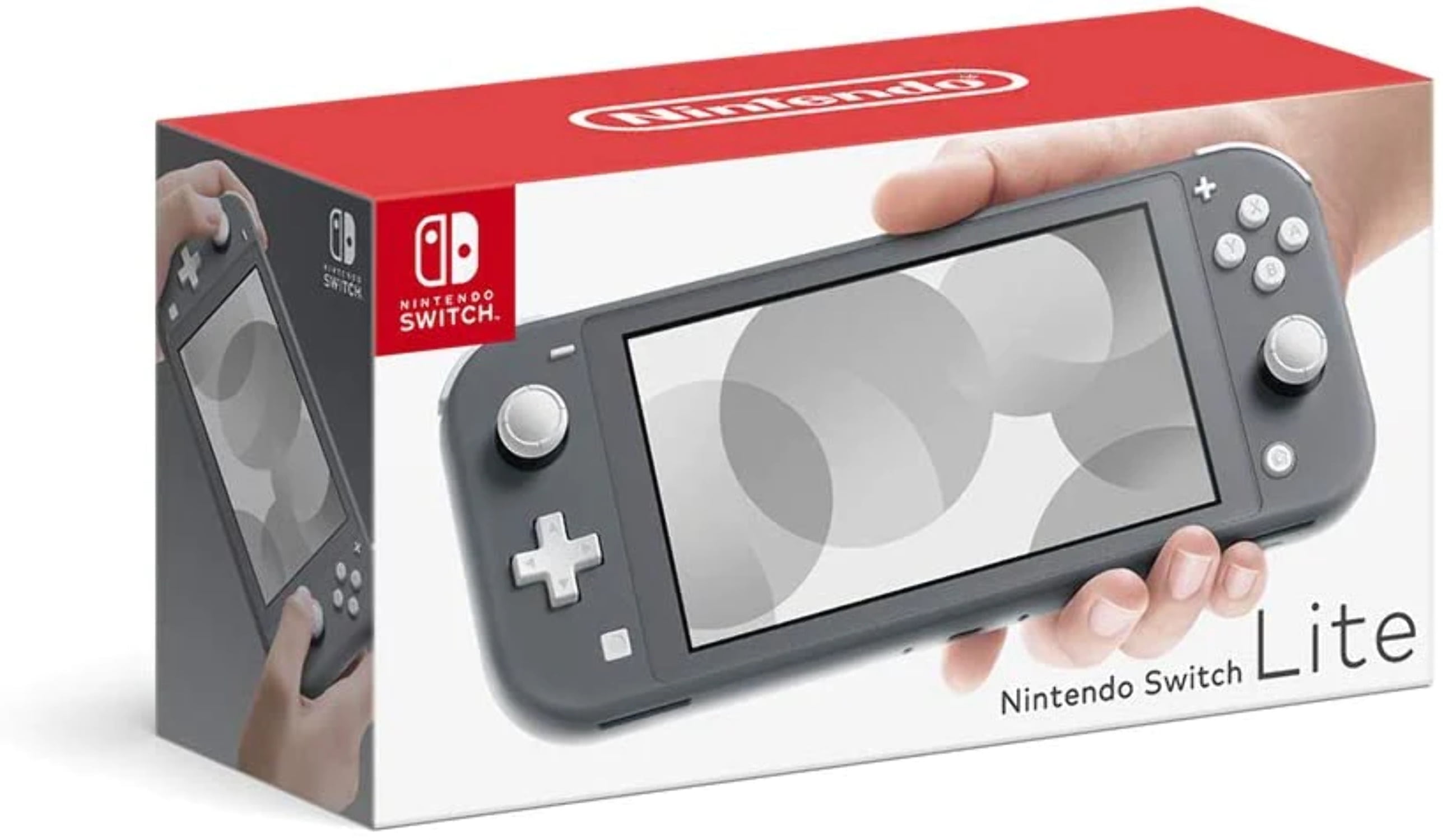 Nintendo Switch Lite Handheld Gaming Console - Gray, Lightweight