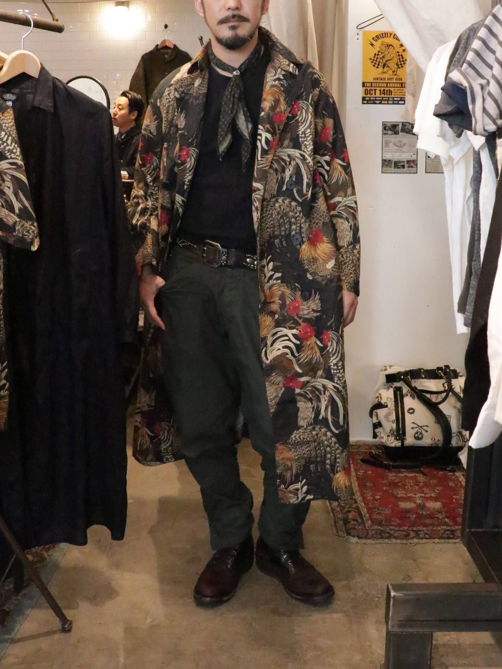 Fowl Pattern Hitman Coat / BLACKSIGN 2019 SS COLLECTION | 34 | SKANDA