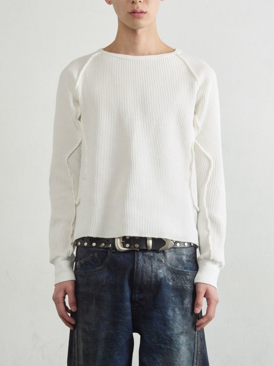 NVRFRGT - 【26SS】 定番 ワッフル サーマル ロングスリーブ 長袖 T