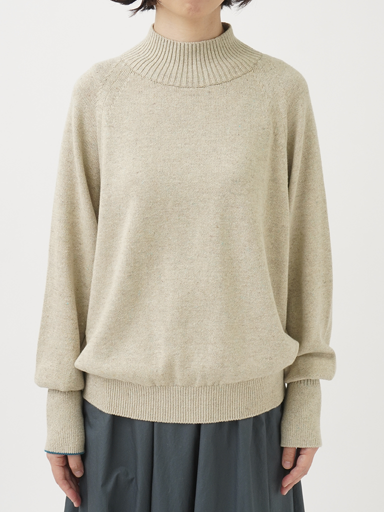 7Gケンプニット タートル襟プルオーバー