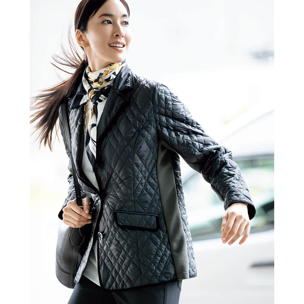 パイピング使い キルティング ダウンジャケット 通販 - ディノス