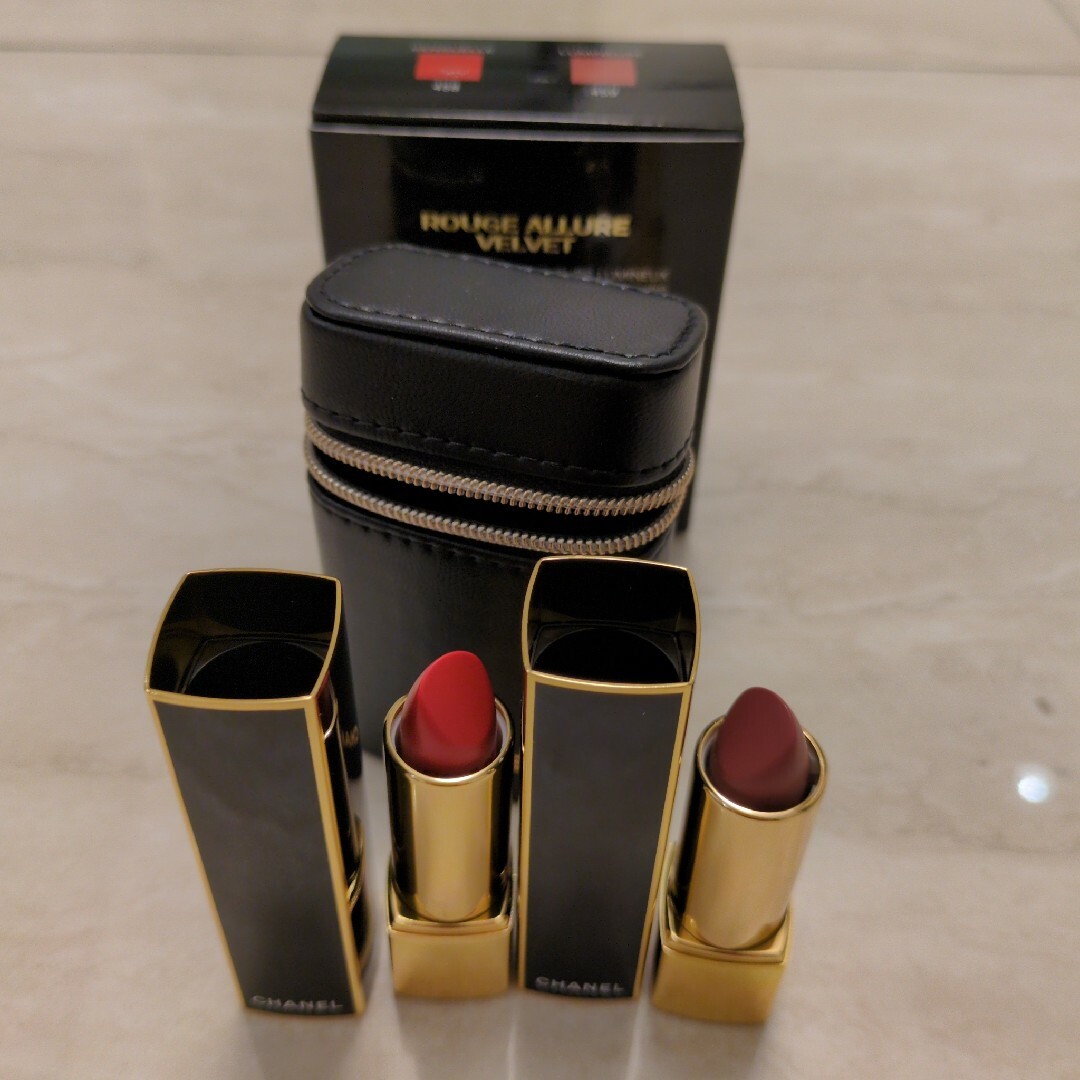 CHANEL - 口紅 シャネル リップ＆ポーチ セット 数量限定品の通販 by