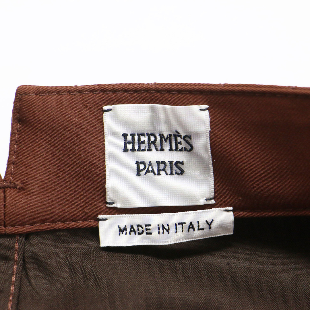 HERMES - 【美品】HERMES エルメス スカート ブラウン サイズ:36(S