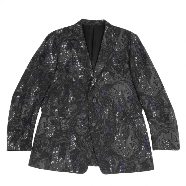 イッセイミヤケ メンISSEY MIYAKE MEN ウールマーブルプリント