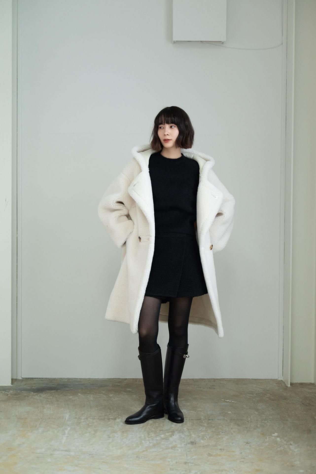 long boa coat - KARRY OFFICIAL ONLINE STORE