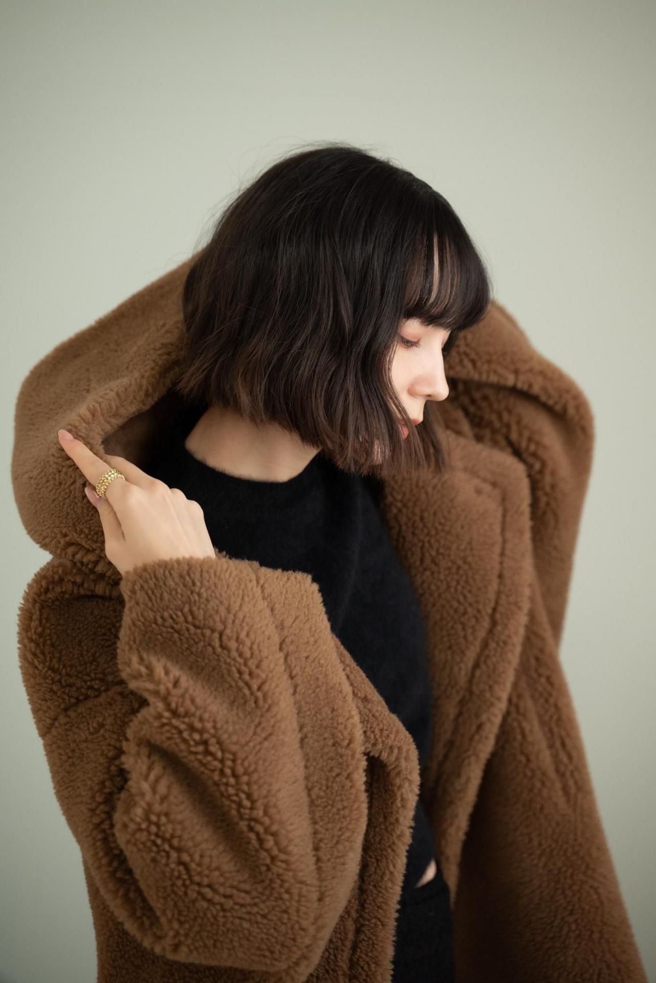 long boa coat - KARRY OFFICIAL ONLINE STORE