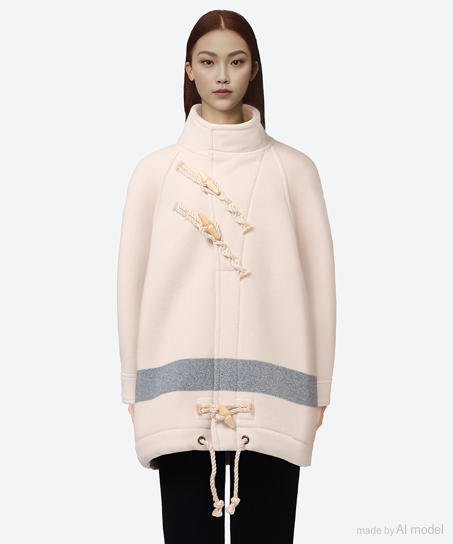DOUBLE FACE DUFFLE JACKET 27067 | HYKE