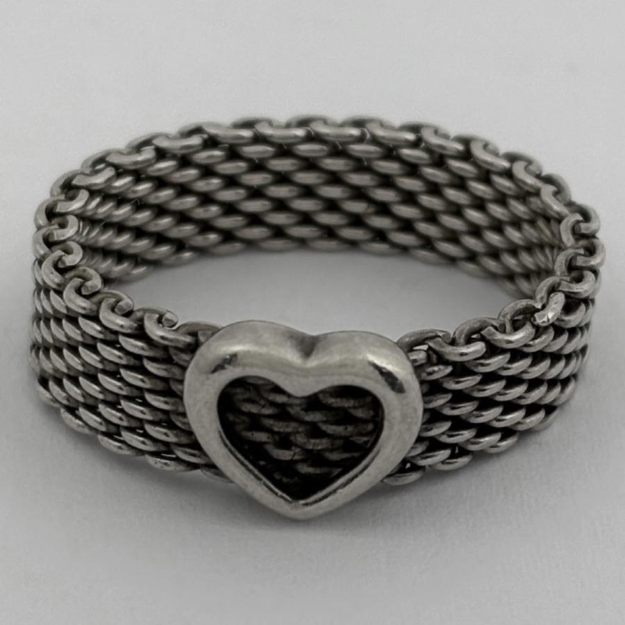 TIFFANY&Co.（ティファニー） サマセット メッシュ リング ハート