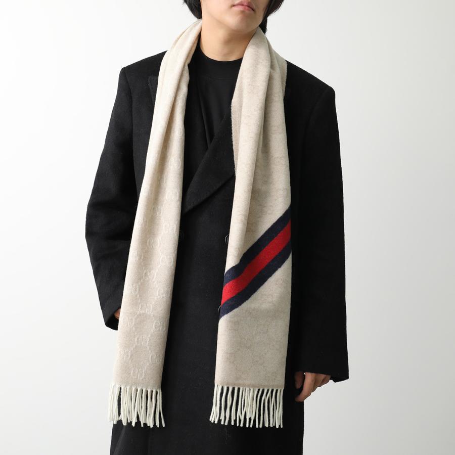 GUCCI（グッチ） マフラー 570603 3G200 3GB18 レディース GGロゴ