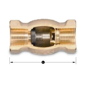スモレンスキ チャッキバルブ 青銅製 ネジこみ 20A SMG-K-100 NBR