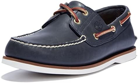 Timberland Men's Classic 2-Eye Boat Shoe Rubber Boat shoe,Navy,7 W