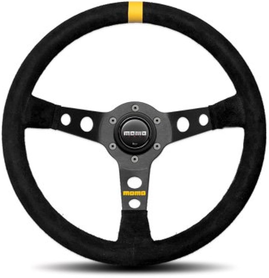 Amazon | MOMOステアリング モデル07 BKスエード＋ボス