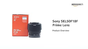 Sony E Mount FE 50mm F1.8 Full-Frame Lens (SEL50F18F) | Standard