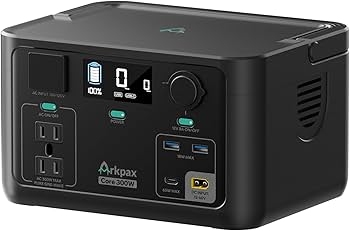 Amazon.co.jp: Arkpax ポータブル電源 192Wh 家庭用蓄電池 小型軽量