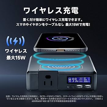 Amazon.co.jp: ALLPOWERS S200 ポータブル電源 200Wサージ400W