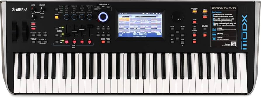Amazon.com: Yamaha MODX6 61-Key Synthesizer Workstation , Black